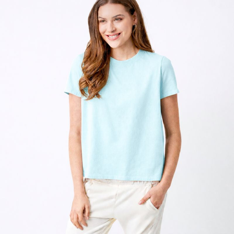 Jessica Crew Neck Tee - Suzy D London
