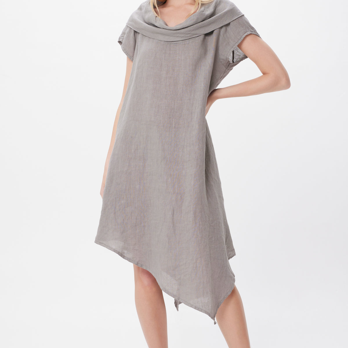 a line jacket dress Princess A-Line 2-Piece Tea-Length Mother of the Bride Dress with Scoop  Neck Ruffles & Jacket  misshow.com