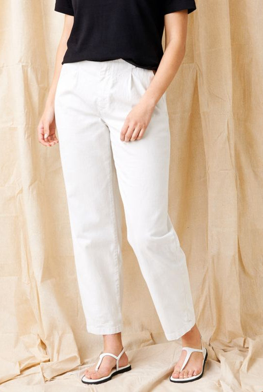 May Stretch Gaberdine Barrel Pants - Suzy D London