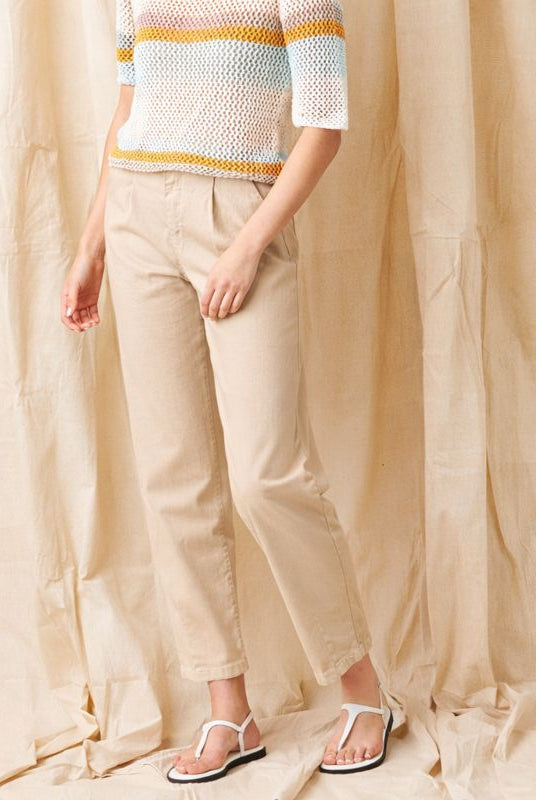 May Stretch Gaberdine Barrel Pants - Suzy D London