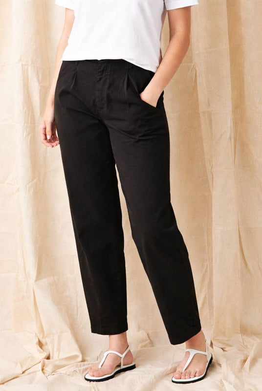 May Stretch Gaberdine Barrel Pants - Suzy D London