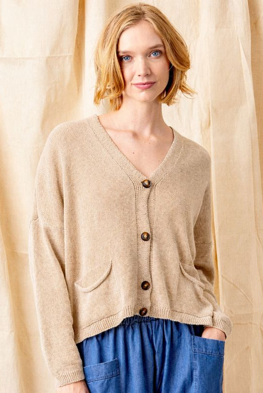 Fulton Fine Knit Pocket Cardigan - Suzy D London