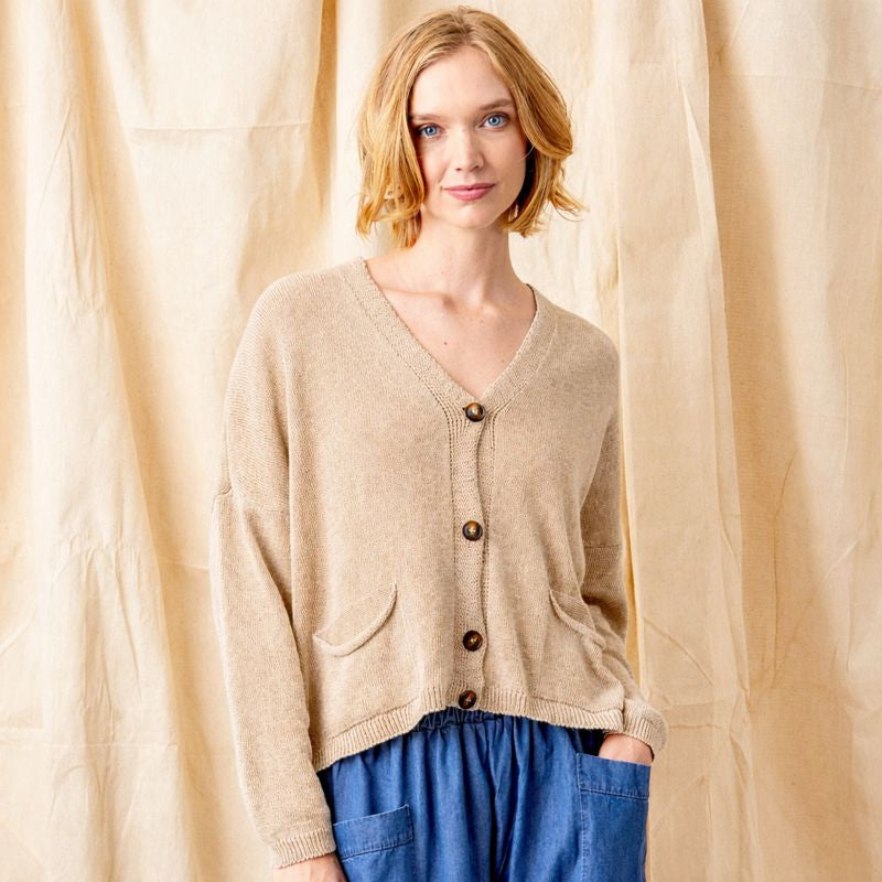 Fulton Fine Knit Pocket Cardigan - Suzy D London