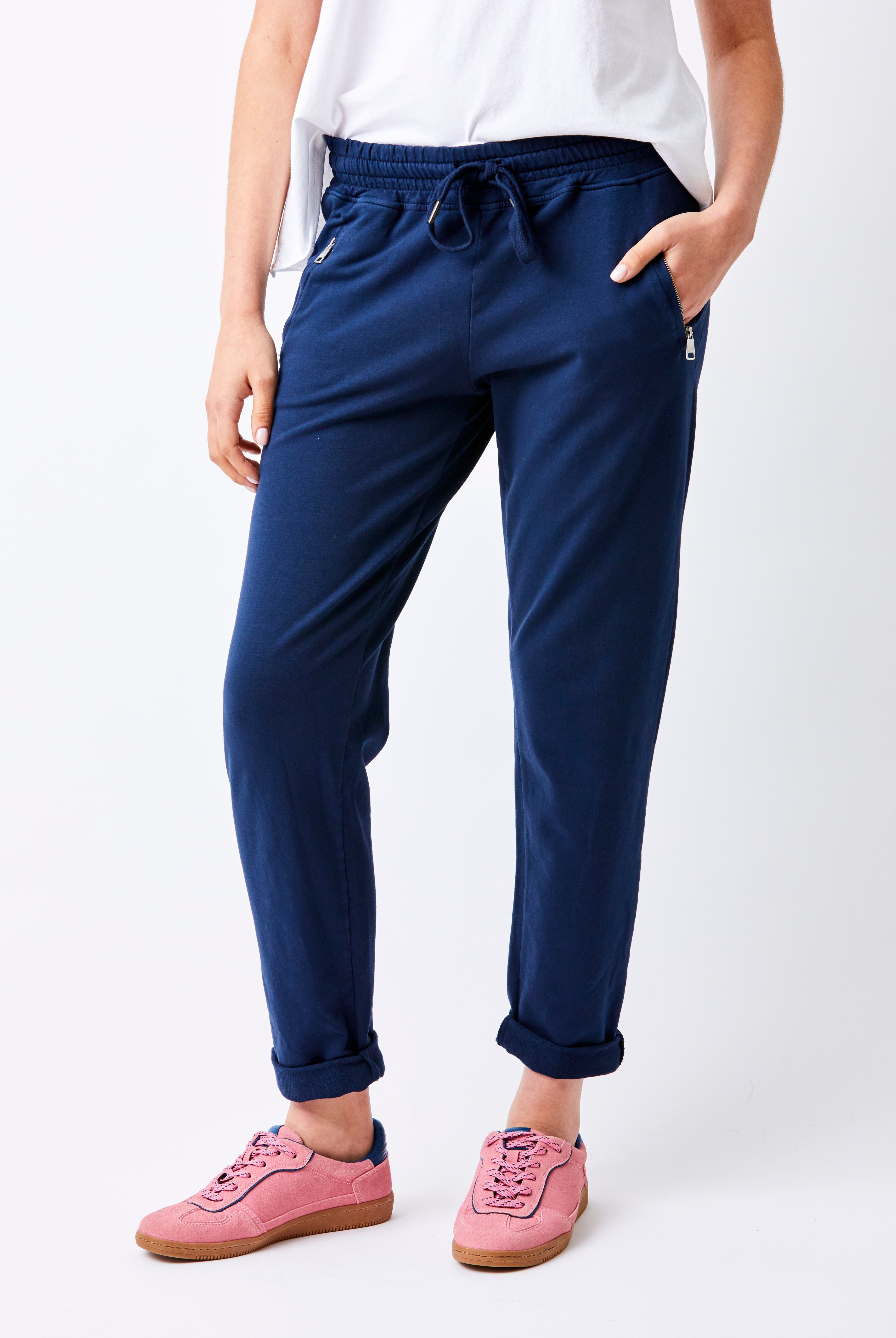 Bailey Zip Detail Tapered Joggers - Suzy D London