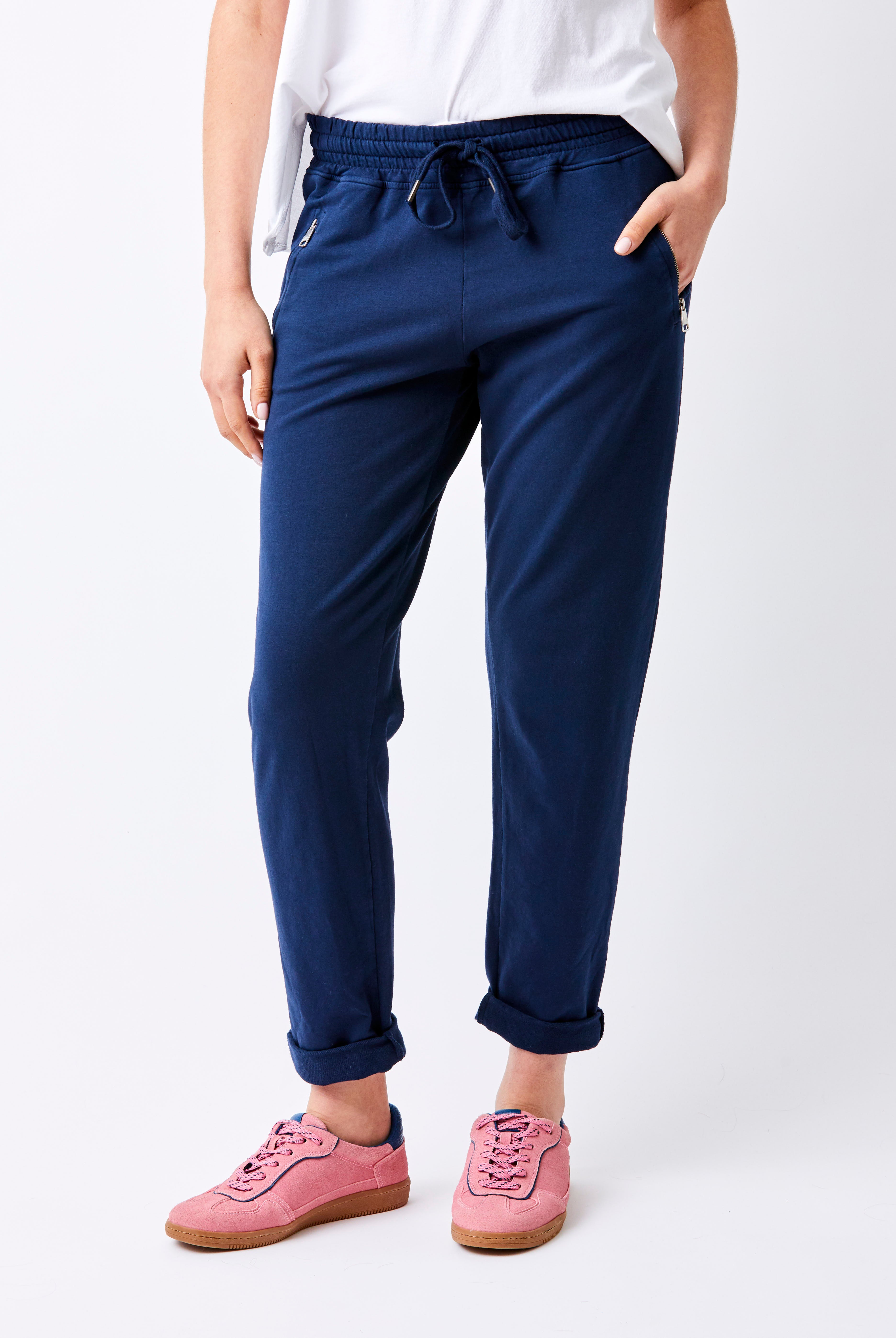 Bailey Zip Detail Tapered Joggers - Suzy D London