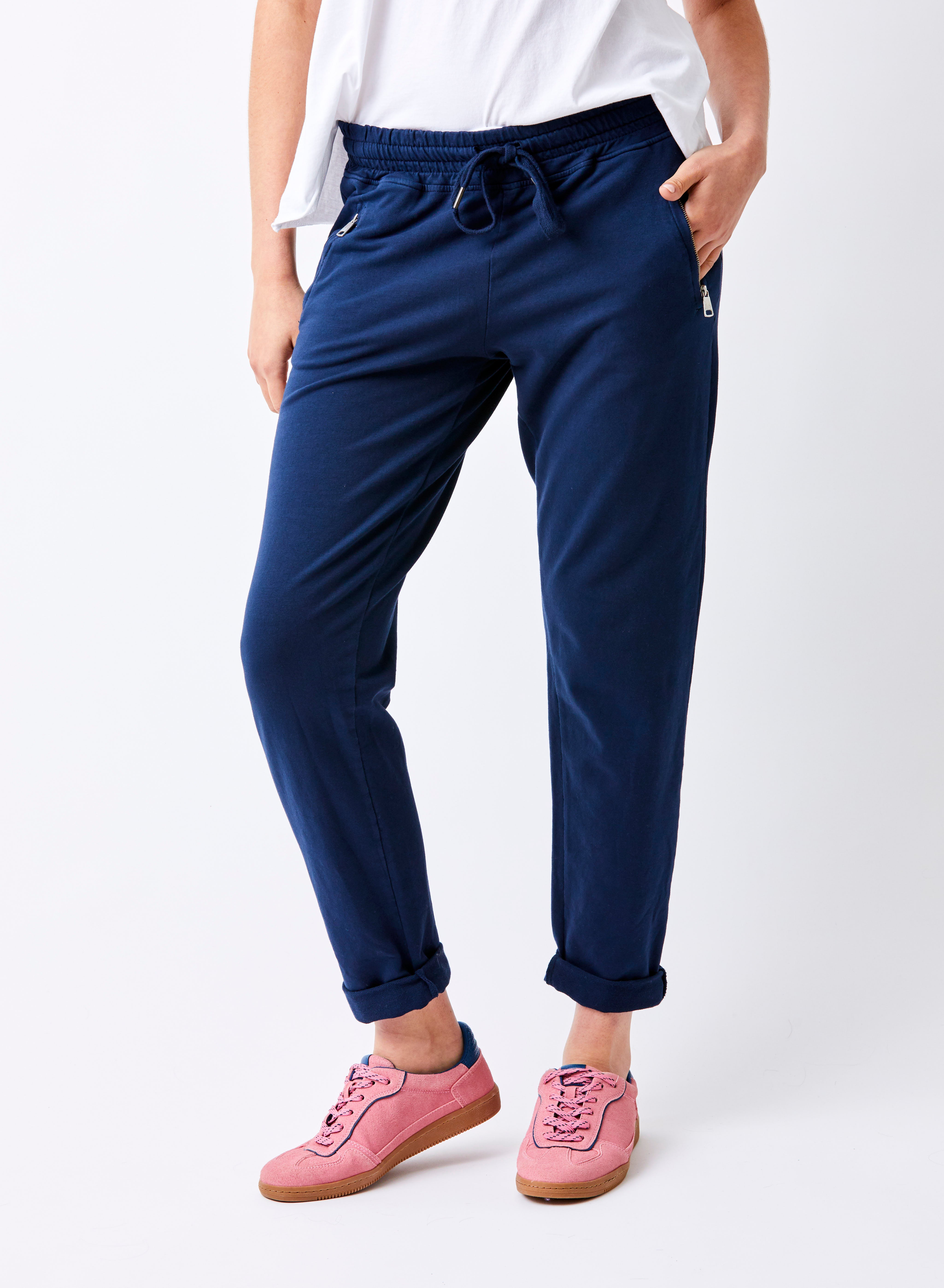 Bailey Zip Detail Tapered Joggers - Suzy D London