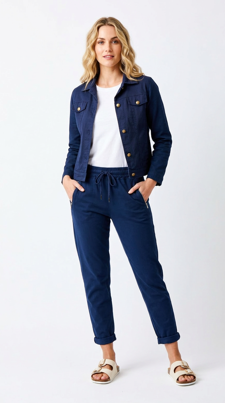 Billie Jacket With Stretch Jersey Back & Sleeves - Suzy D London