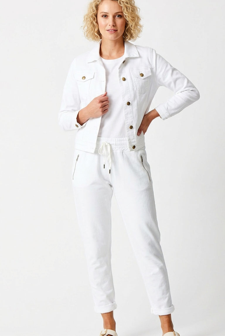 Billie Jacket With Stretch Jersey Back & Sleeves - Suzy D London