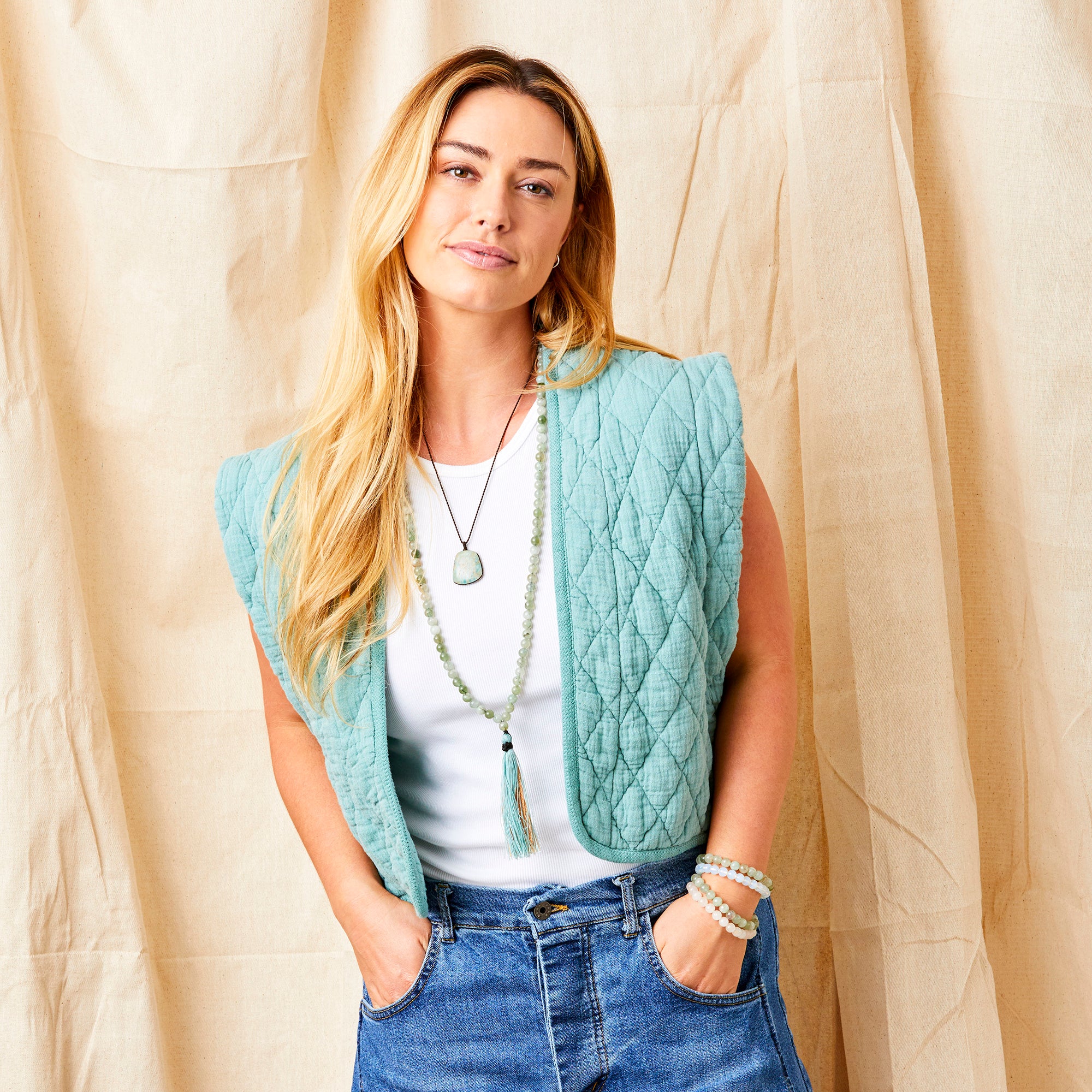 Carrie Quilted Waistcoat - Suzy D London