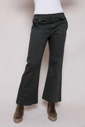 Bethany Cropped Flare Trousers - Suzy D London