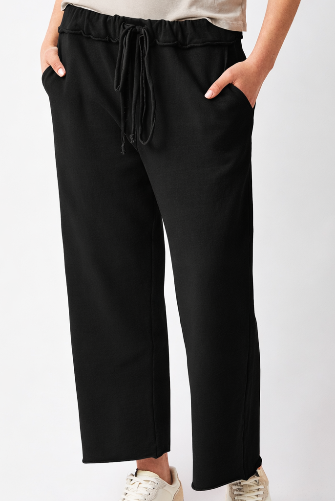 Windy Wide Leg Cropped Joggers - Suzy D London