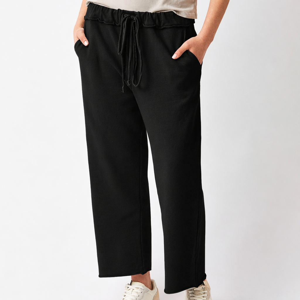 Windy Wide Leg Cropped Joggers - Suzy D London
