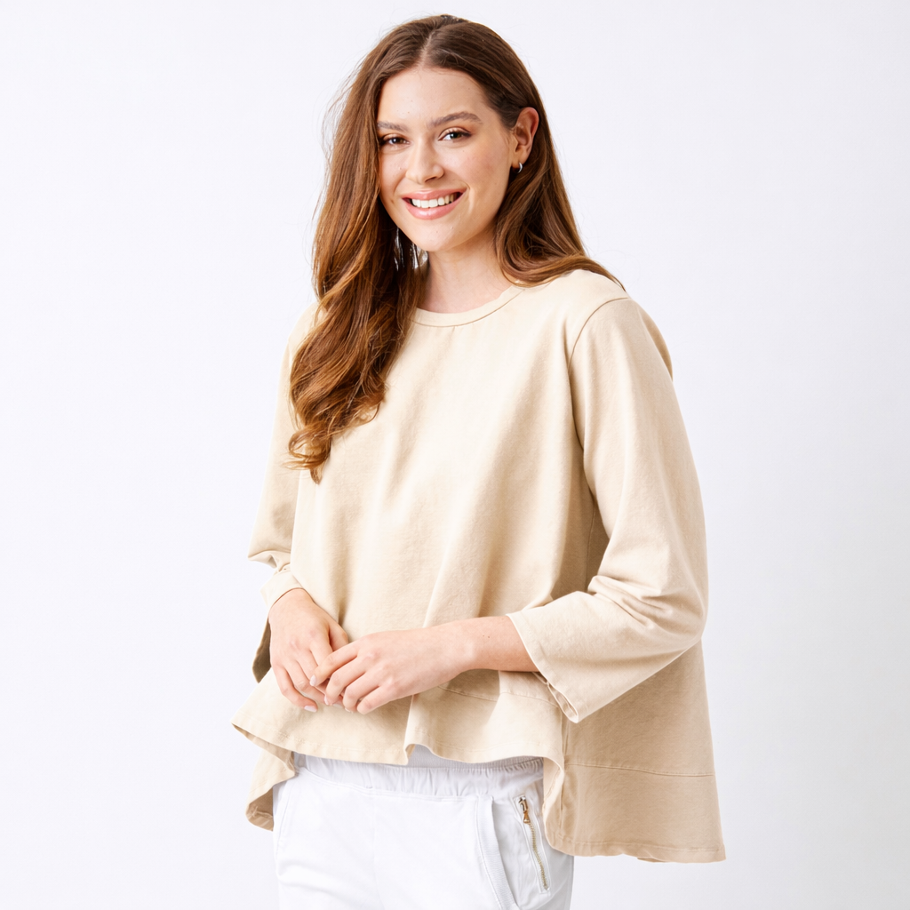 Maven Hi Lo Front Flared Sweat - Suzy D London