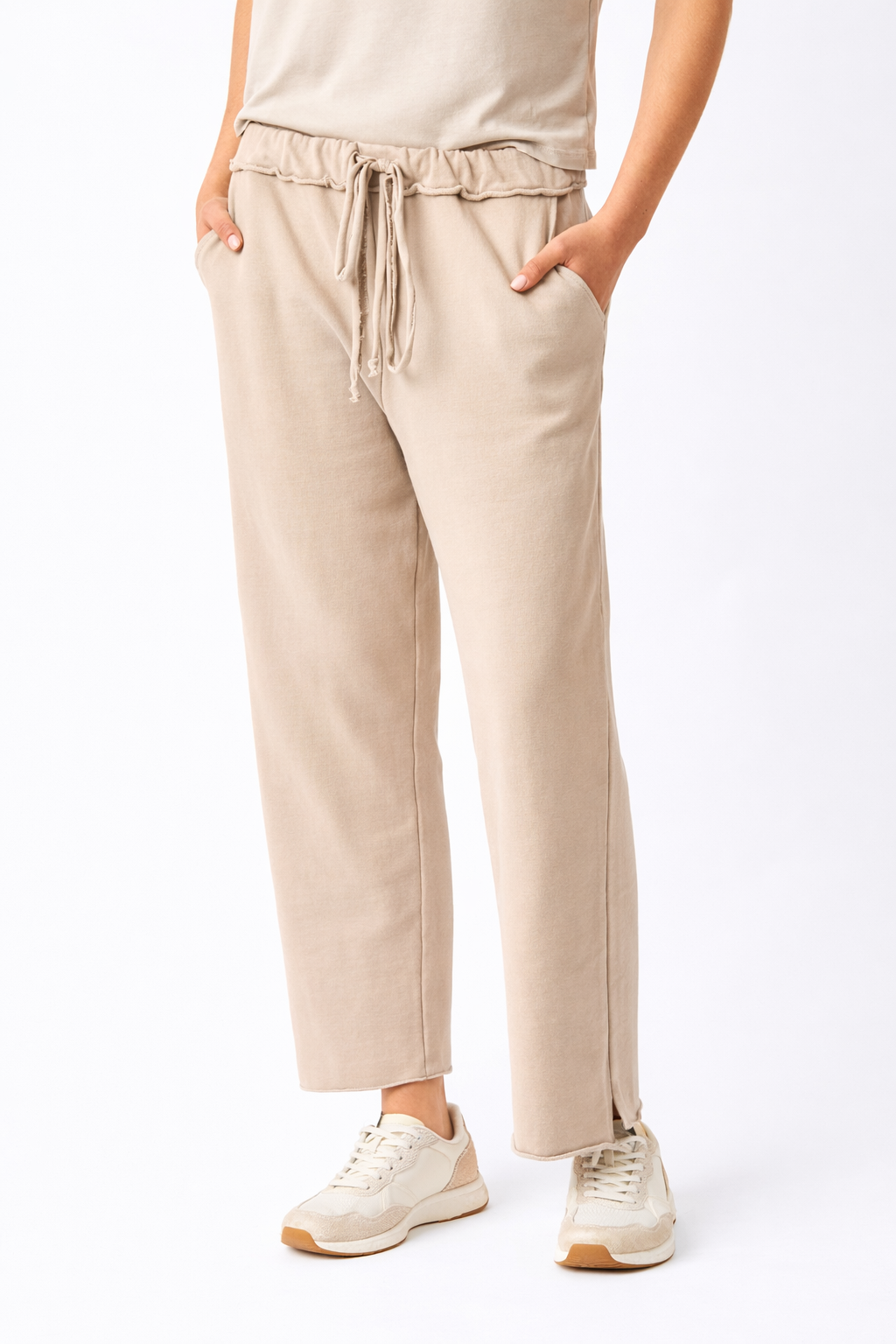 Windy Wide Leg Cropped Joggers - Suzy D London