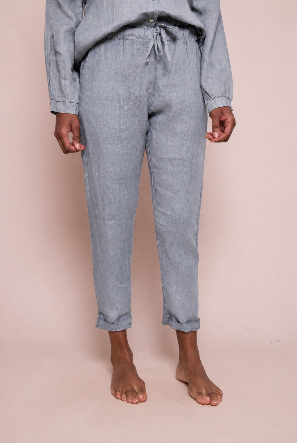 Mikey Tapered Linen Pants - Suzy D London