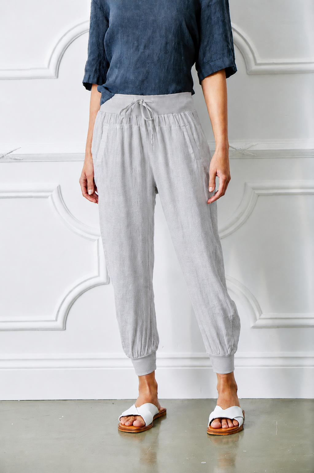 153 ULTIMATE LINEN JOGGERS - Suzy D London