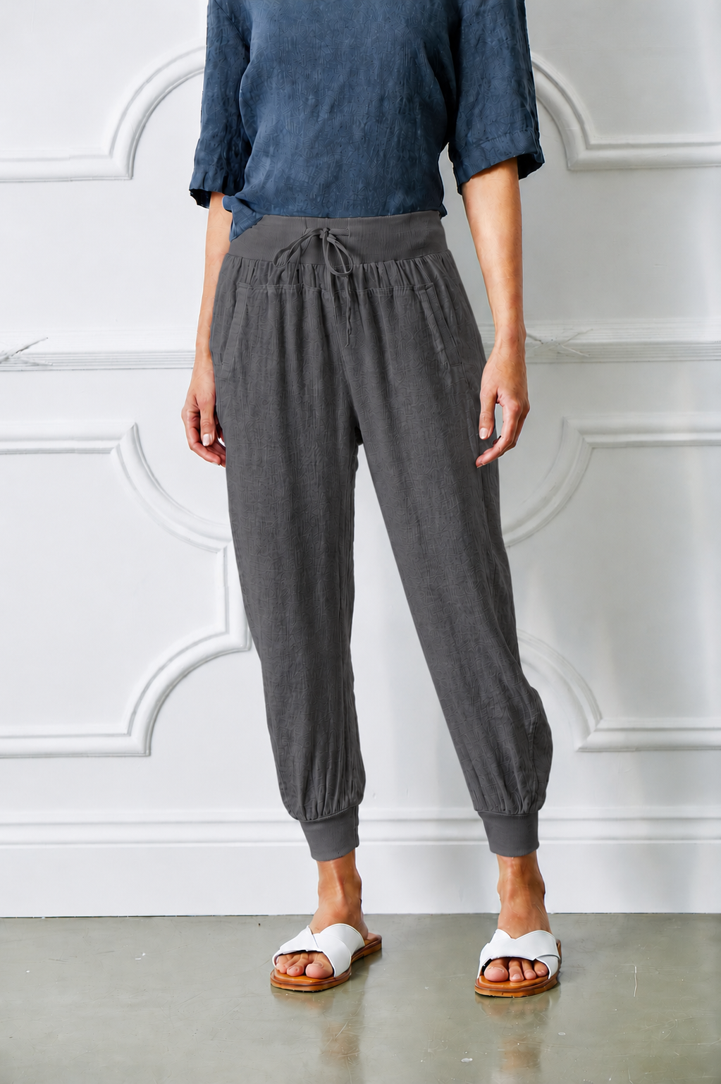 153 ULTIMATE LINEN JOGGERS - Suzy D London
