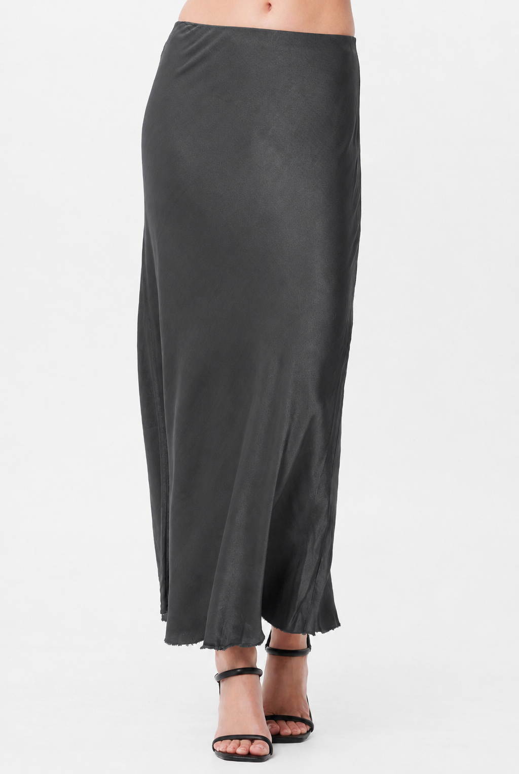 Hvar Satin Bias Cut Skirt - Suzy D London