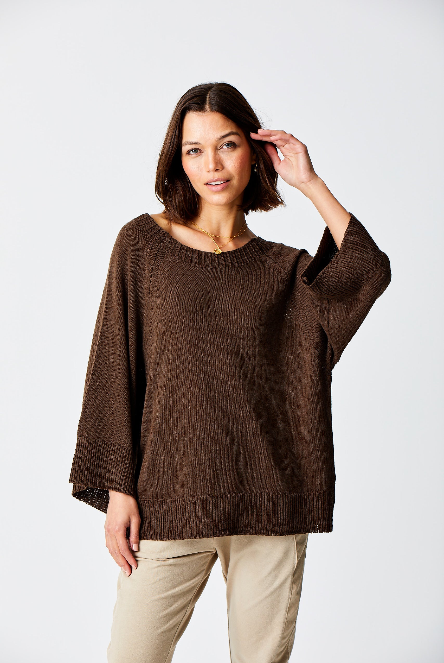 Fermina Kimono Sleeve Sweater - Suzy D London