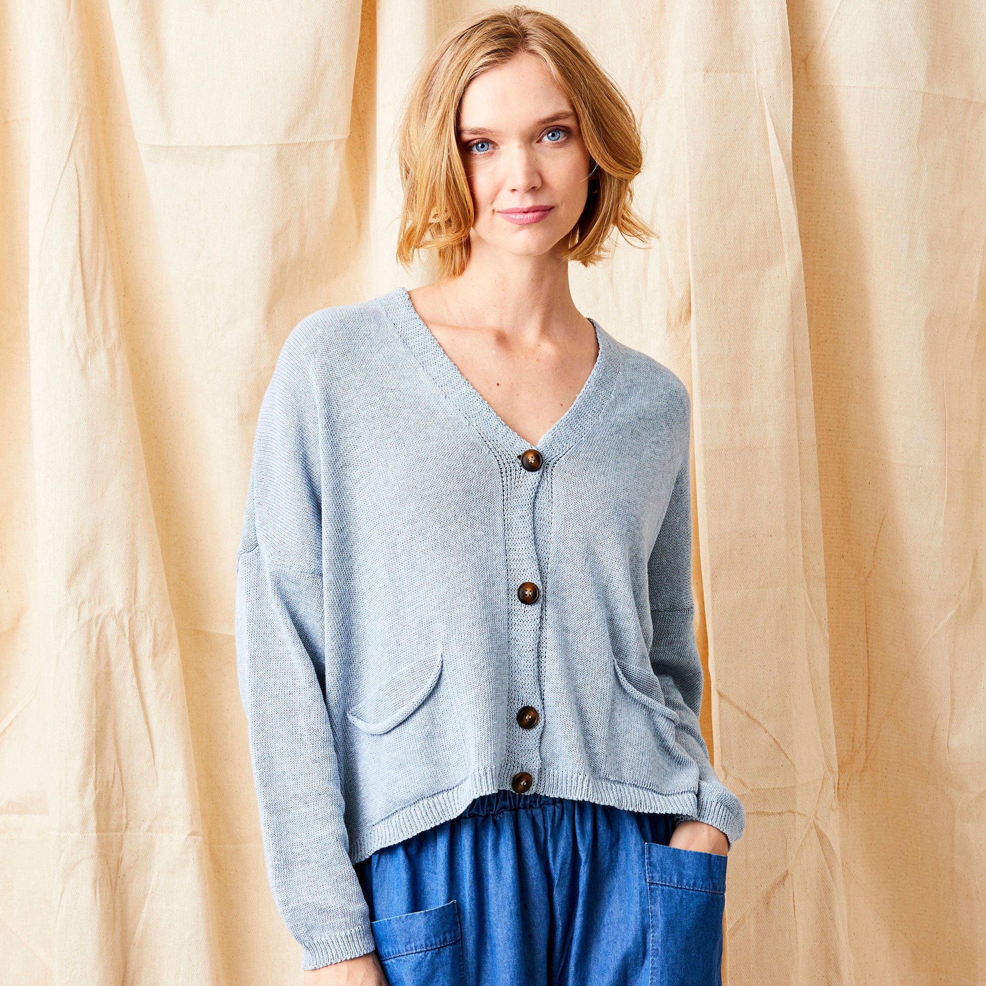 Fulton Fine Knit Pocket Cardigan - Suzy D London