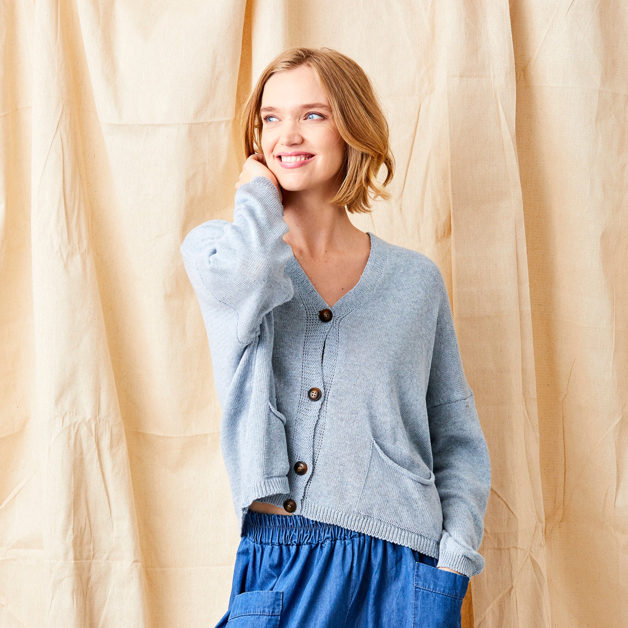 Fulton Fine Knit Pocket Cardigan - Suzy D London