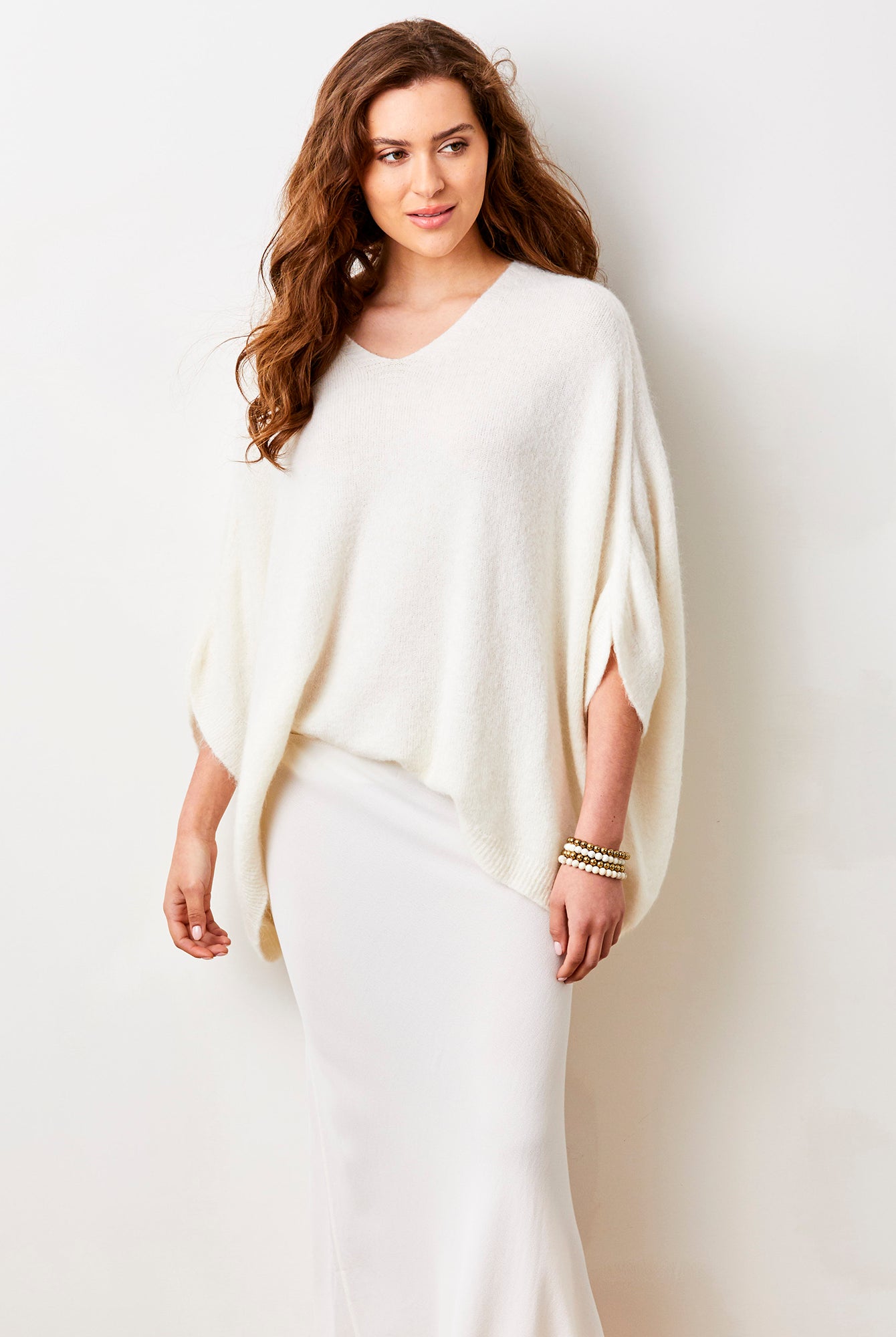 Gene Bias Cut Crepe Skirt - Suzy D London