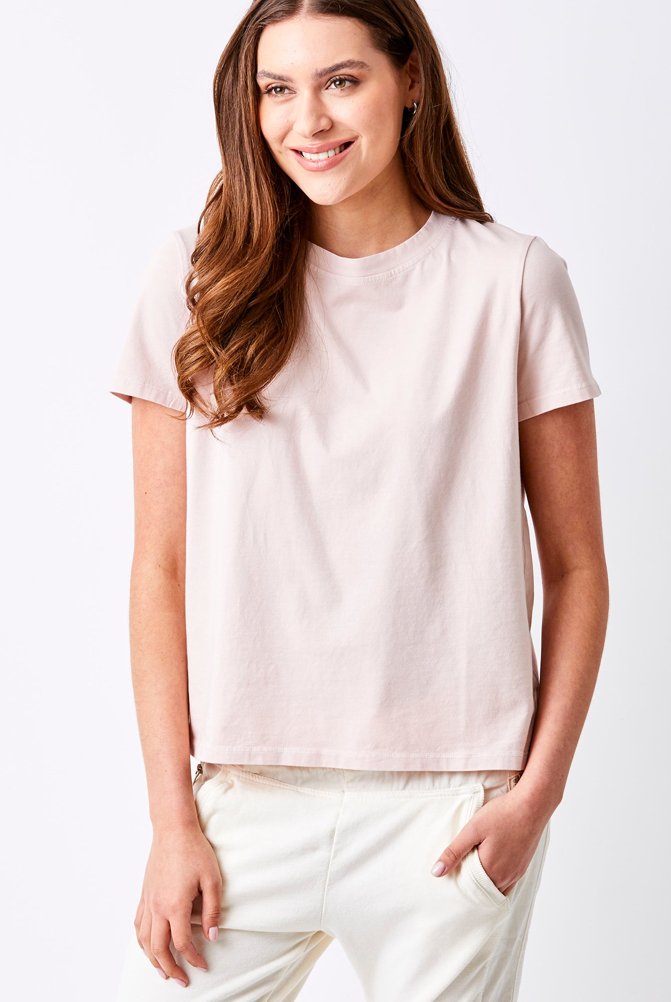 Jessica Crew Neck Tee - Suzy D London