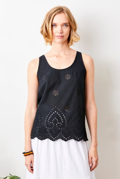 Wisty Broderie Anglaise Cami Top - Suzy D London