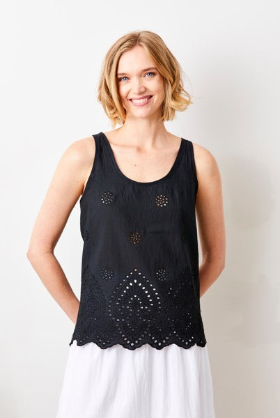 Wisty Broderie Anglaise Cami Top - Suzy D London