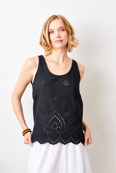 Wisty Broderie Anglaise Cami Top - Suzy D London