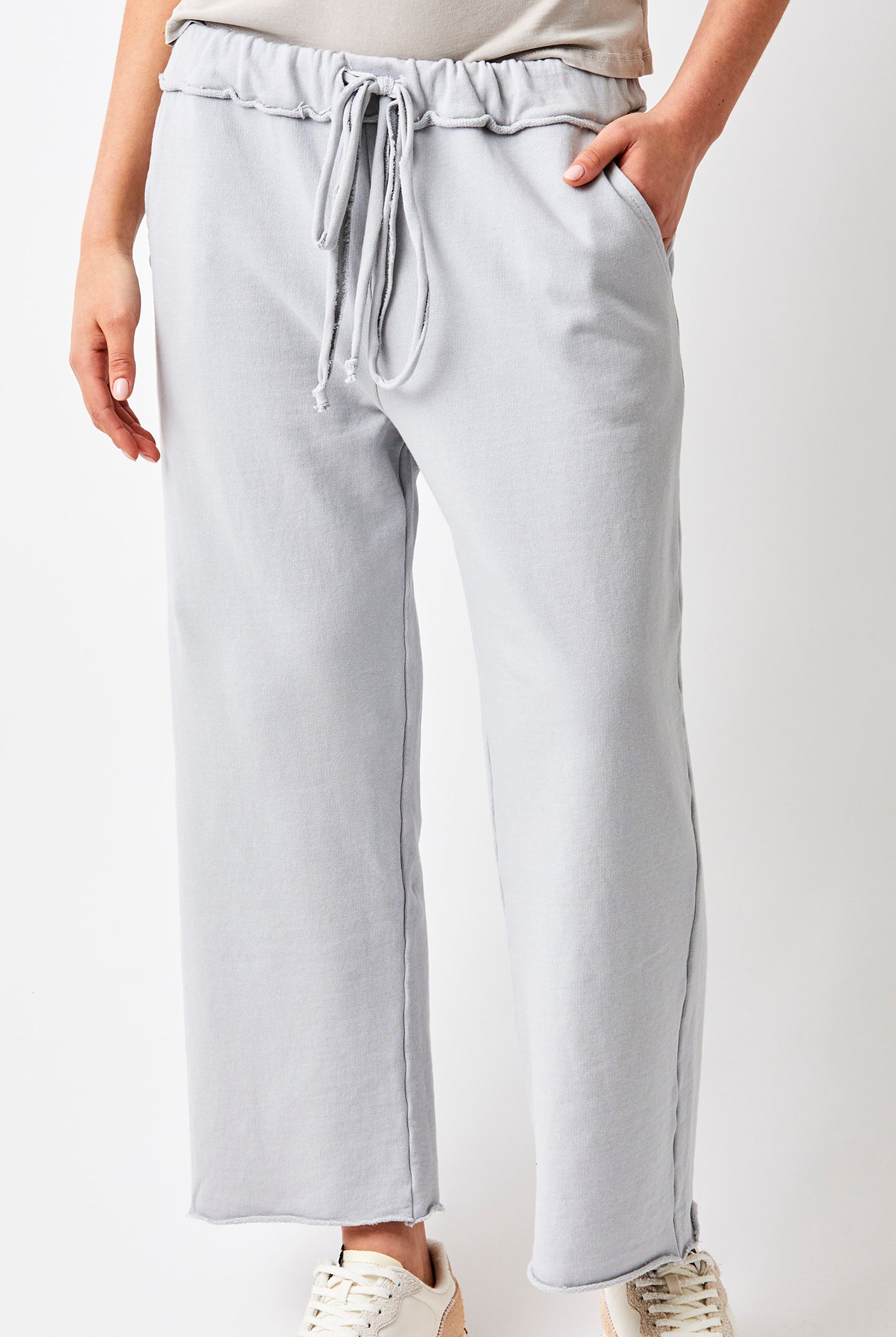 Windy Wide Leg Cropped Joggers - Suzy D London