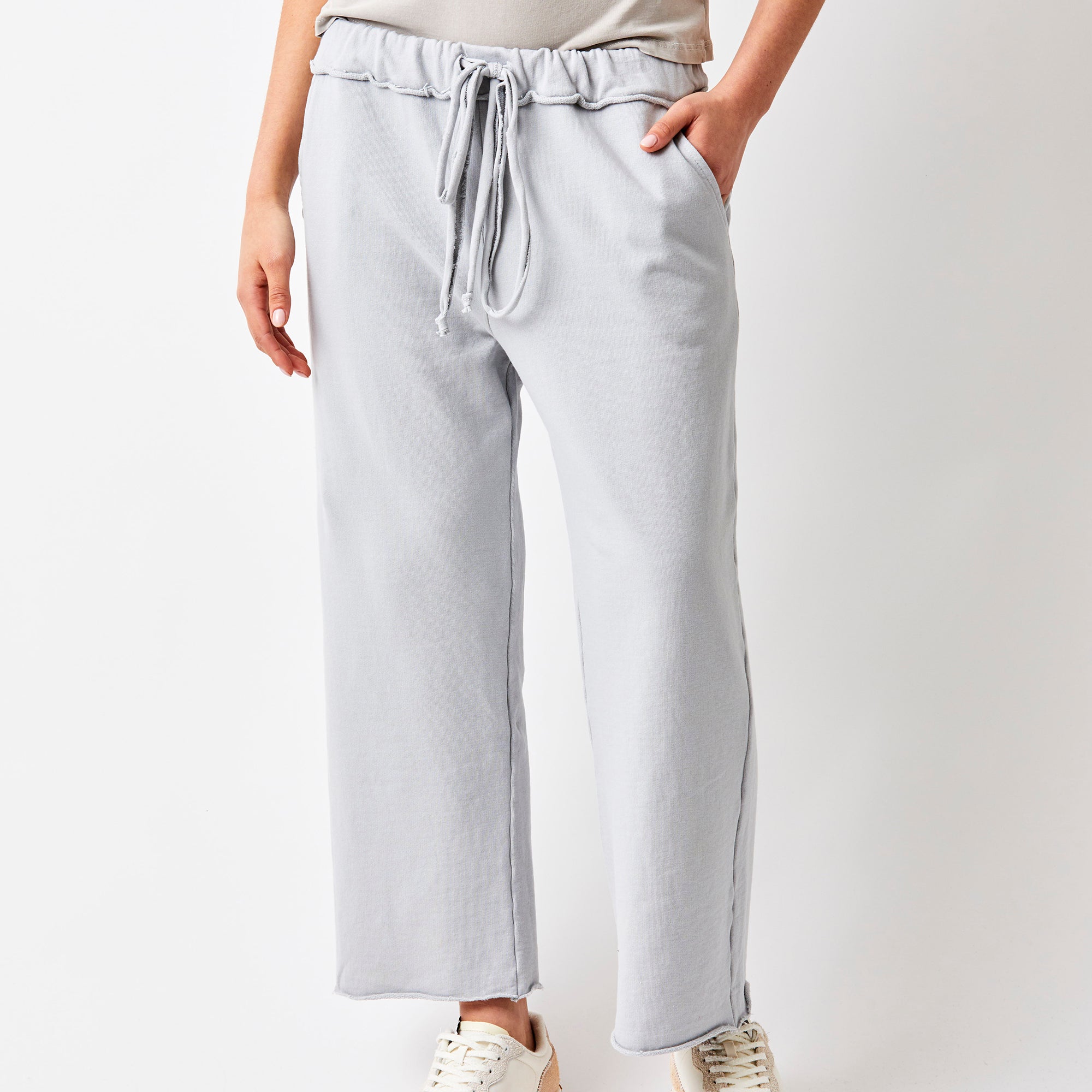 Windy Wide Leg Cropped Joggers - Suzy D London