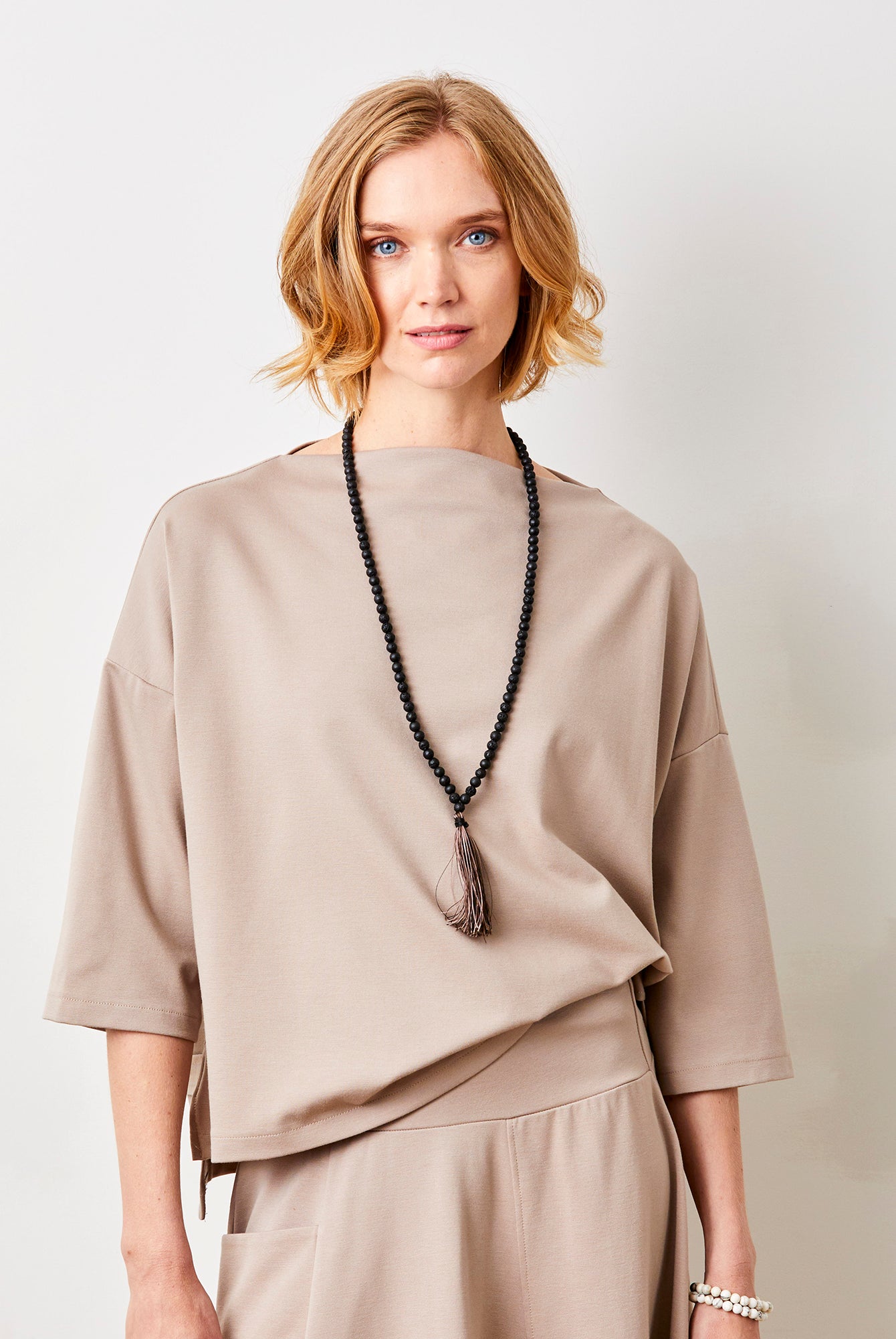 Yaalah Punta Milano Wide Top With Side Splits - Suzy D London