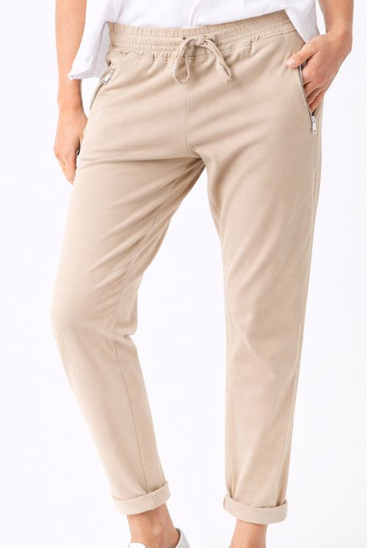 Bailey Zip Detail Tapered Joggers - Suzy D London