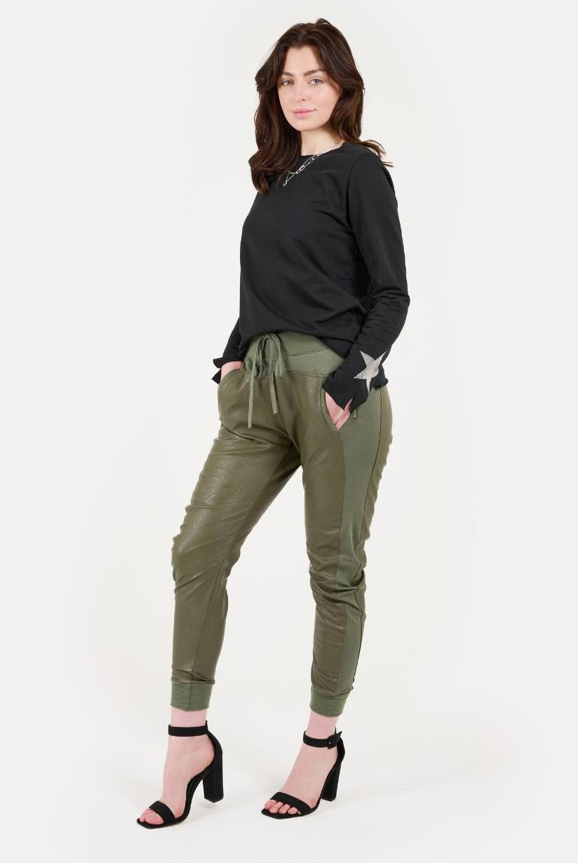 Ultimate Joggers Faux Leather Mix