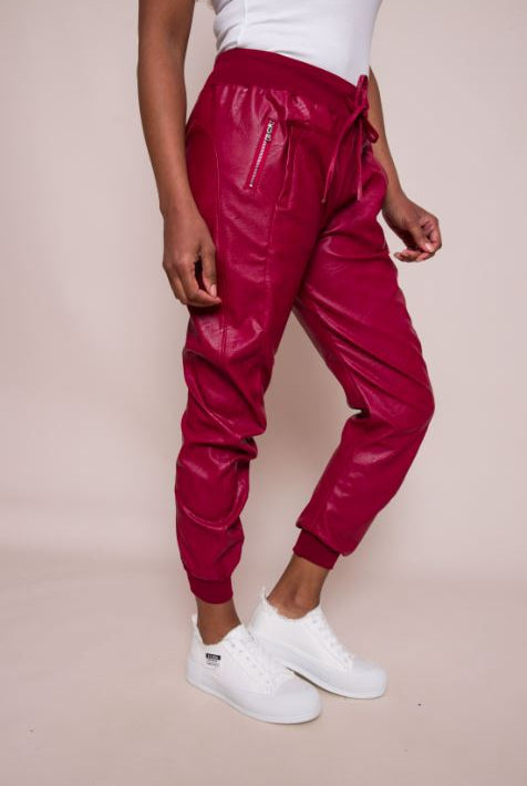 Faux Leather Ultimate Joggers - Suzy D London