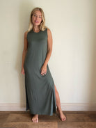 Suzy D Davina Dress Olive