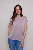 Suzy D Frank Sleeveless Sparkly Top