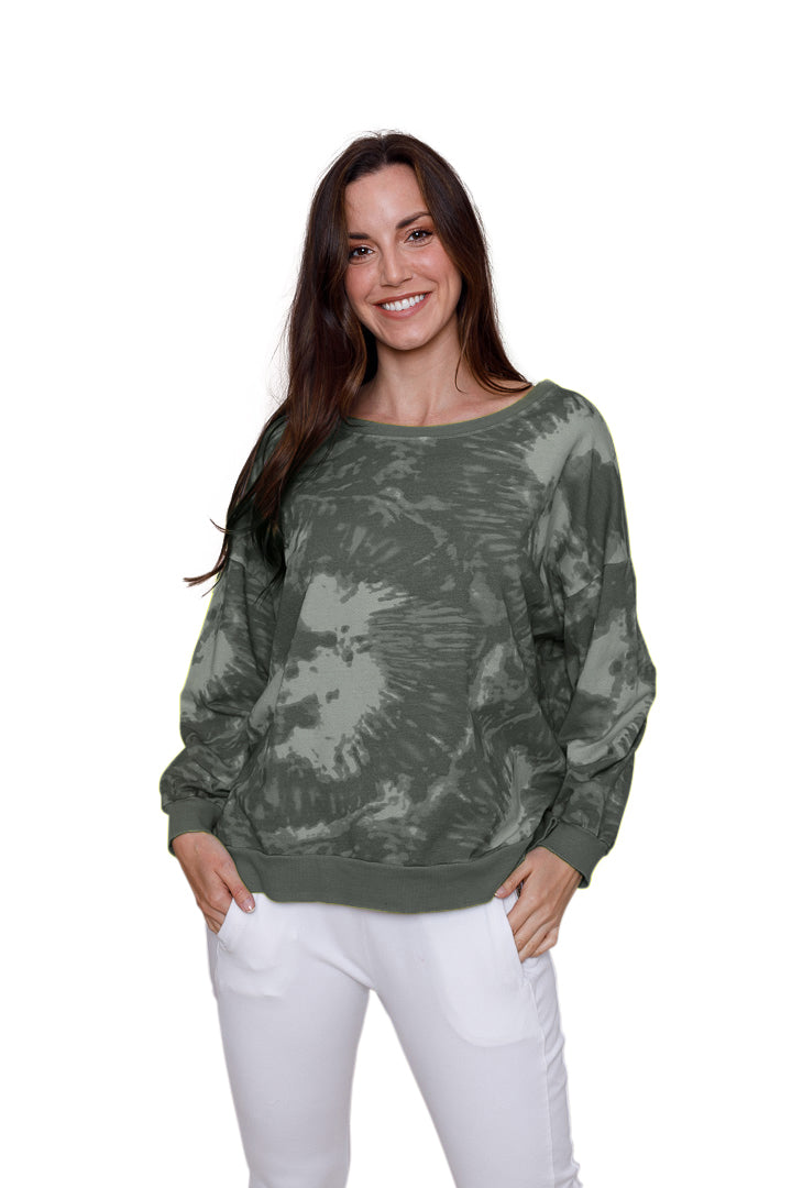 Jarvis Tie Dye Oversized Sweatshirt - Suzy D London