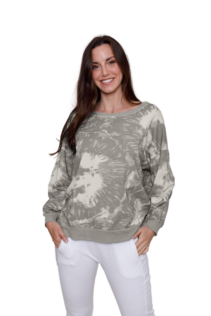 Jarvis Tie Dye Oversized Sweatshirt - Suzy D London