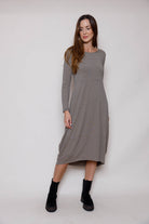 Juliete Stripe Maxi Dress With Tulip Bottom