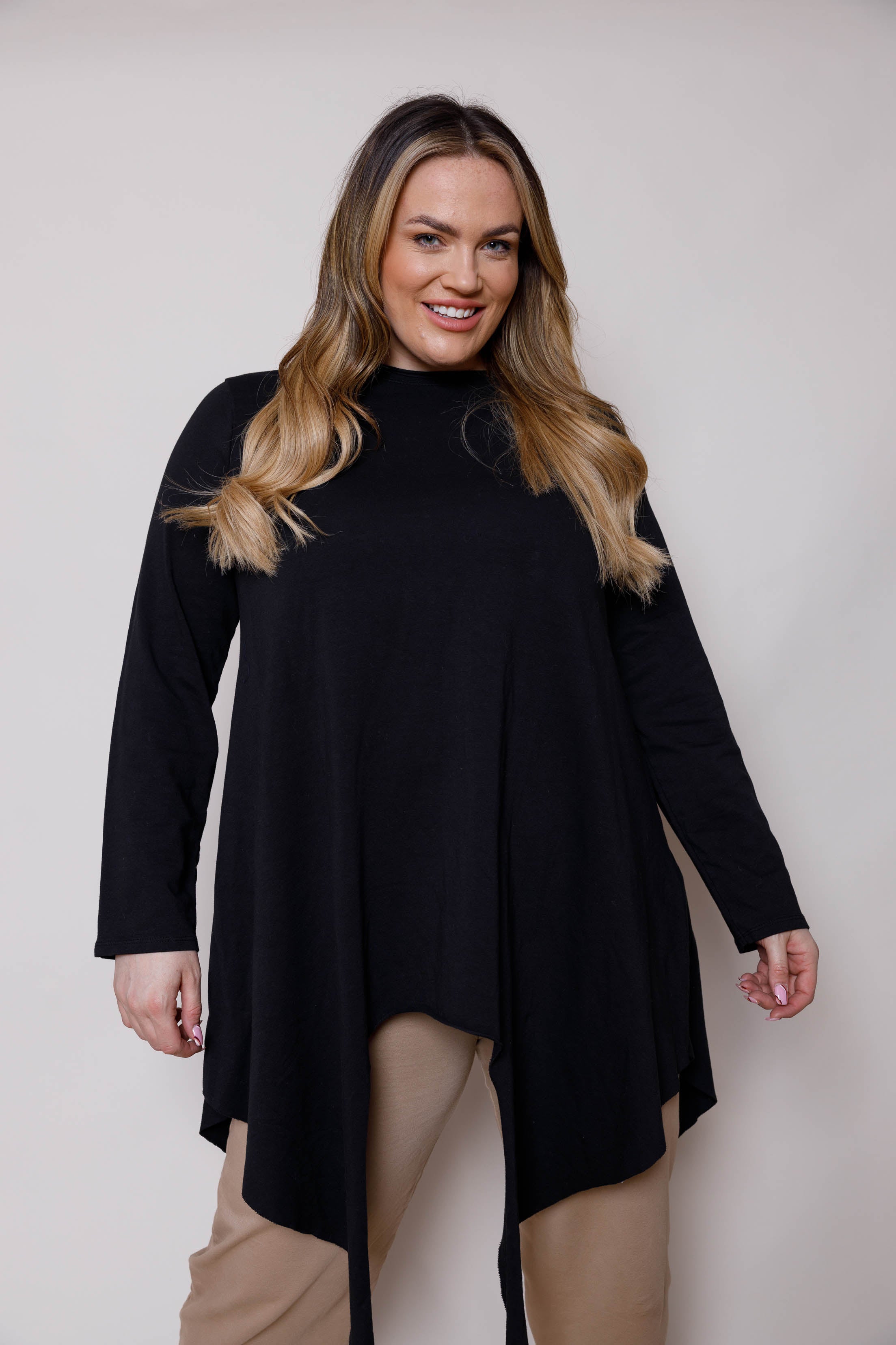 Suzy D June Oversize Hi Lo long top