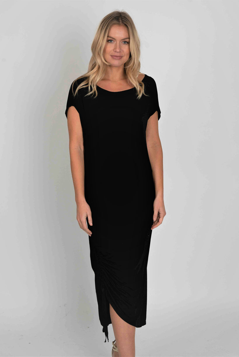 KAPARA RUCHED DRESS SUZY D LONDON