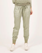 Suzy D Kyra Silky Harems Khaki