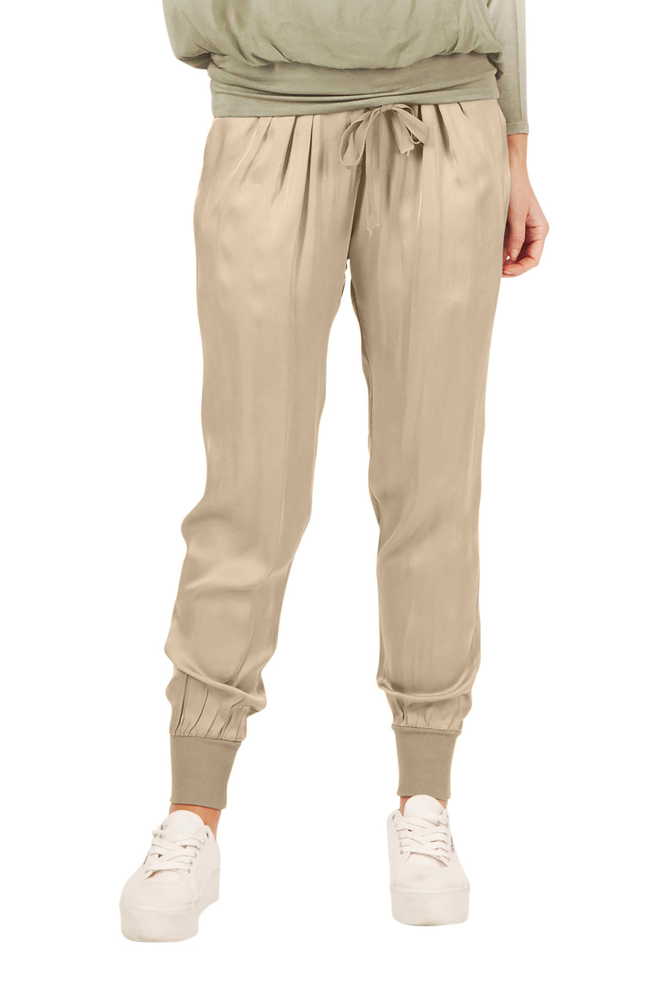 Kyra Silky Harems With Ribbed Cuff - Suzy D London