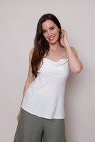 Suzy D Sarai Linen Camisole