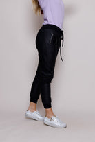 Faux Leather Mix Ultimate Joggers - Suzy D London