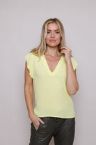 Suzy D Wanda Frill Sleeve Top