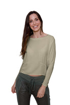 Wax Jersey sleeve Top Suzy D