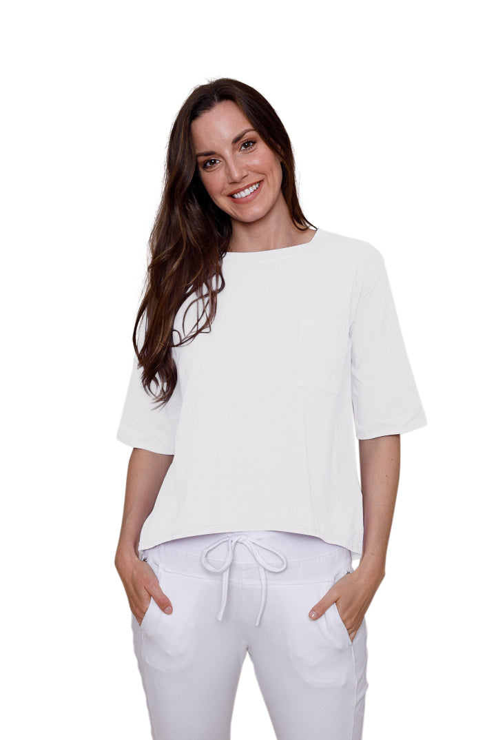 Wells Jersey Back Top With Pocket - Suzy D London